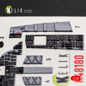 KELIK K48180 F-151 (Early) - interior 3D decals for Hasegawa kit 1/48 – zdjęcie 14