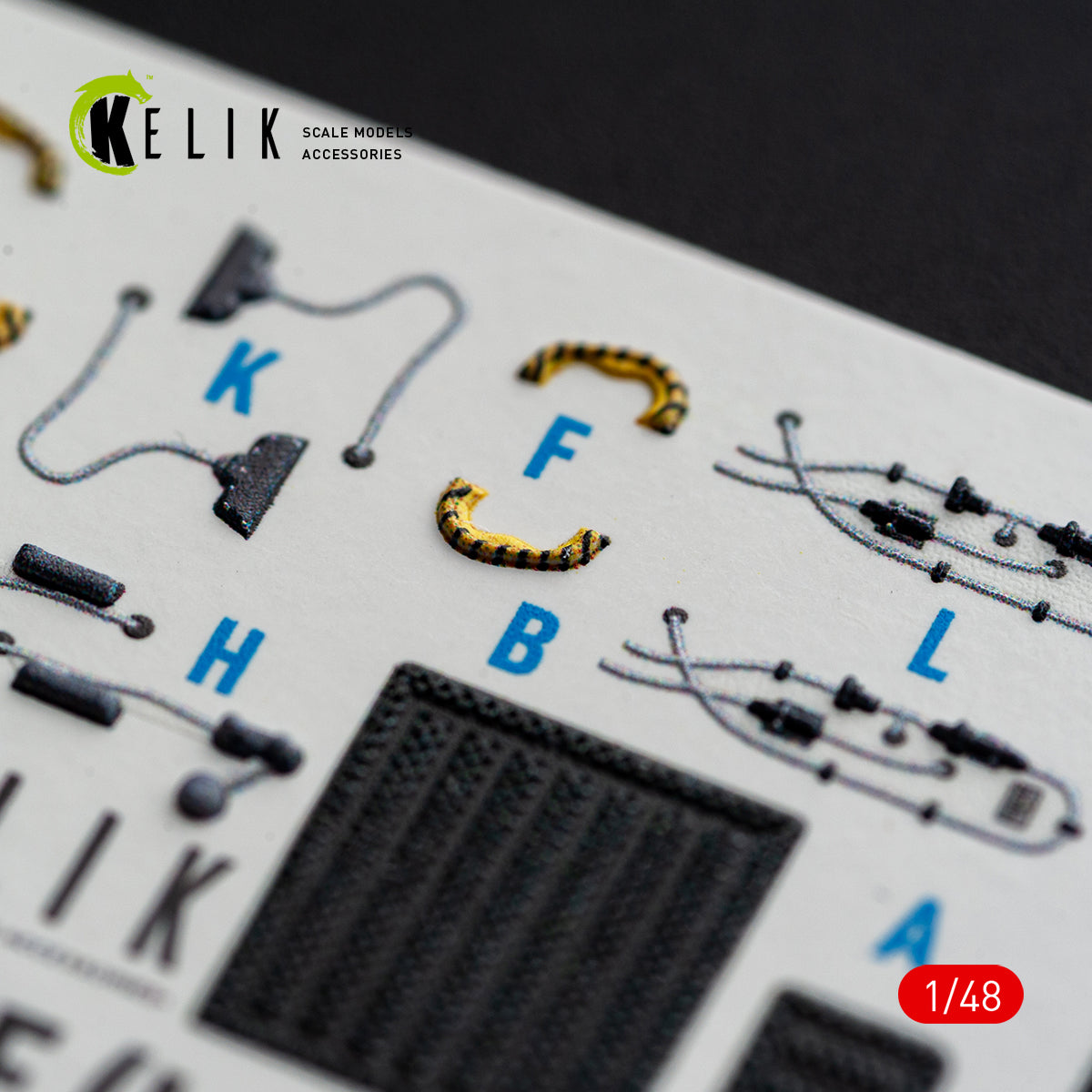 KELIK 48185 F-15E (Late) - interior 3D decals for Hasegawa kit 1/48 – imagen 13