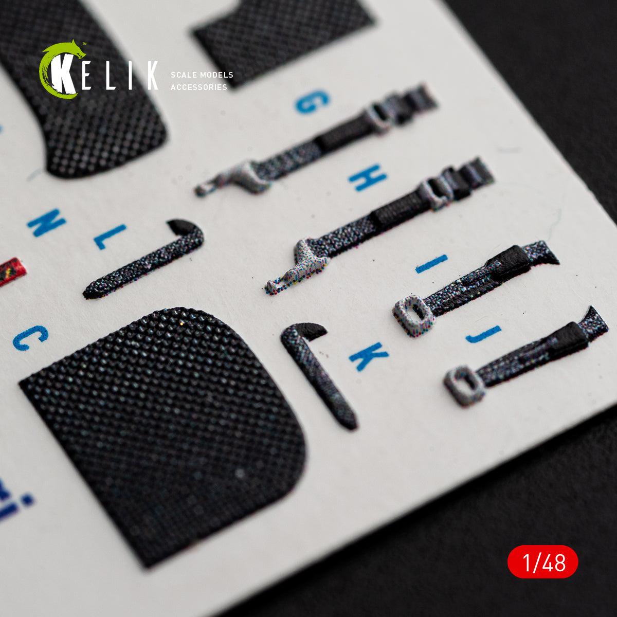 KELIK K48186 F-358 - interior 3D decals for Italeri kit 1/48 – imagen 10