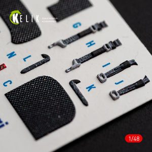 KELIK K48186 F-358 - interior 3D decals for Italeri kit 1/48 – imagen 10