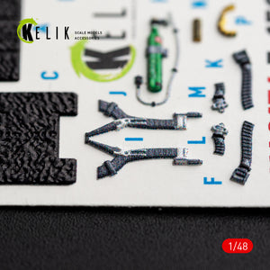 KELIK K48176 F-15C (Late) - interior 3D decals for Hasegawa kit 1/48 – zdjęcie 13