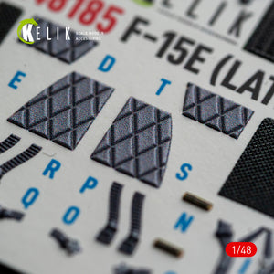 KELIK 48185 F-15E (Late) - interior 3D decals for Hasegawa kit 1/48 – imagen 14