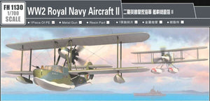 Maquette FlyHawk FH1130 Avions de la Royal Navy de la Seconde Guerre mondiale II Comprend 6 Supermarine Walrus et 6 Fairey Seafox 1/700