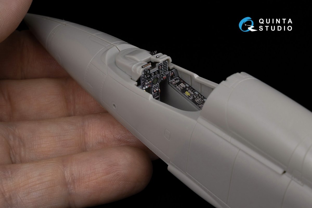 Quinta Studio QD48064 Mitsubishi F-1 3D-Printed &amp;amp; coloured Interior on decal paper (Hasegawa) 1/48 – zdjęcie 8