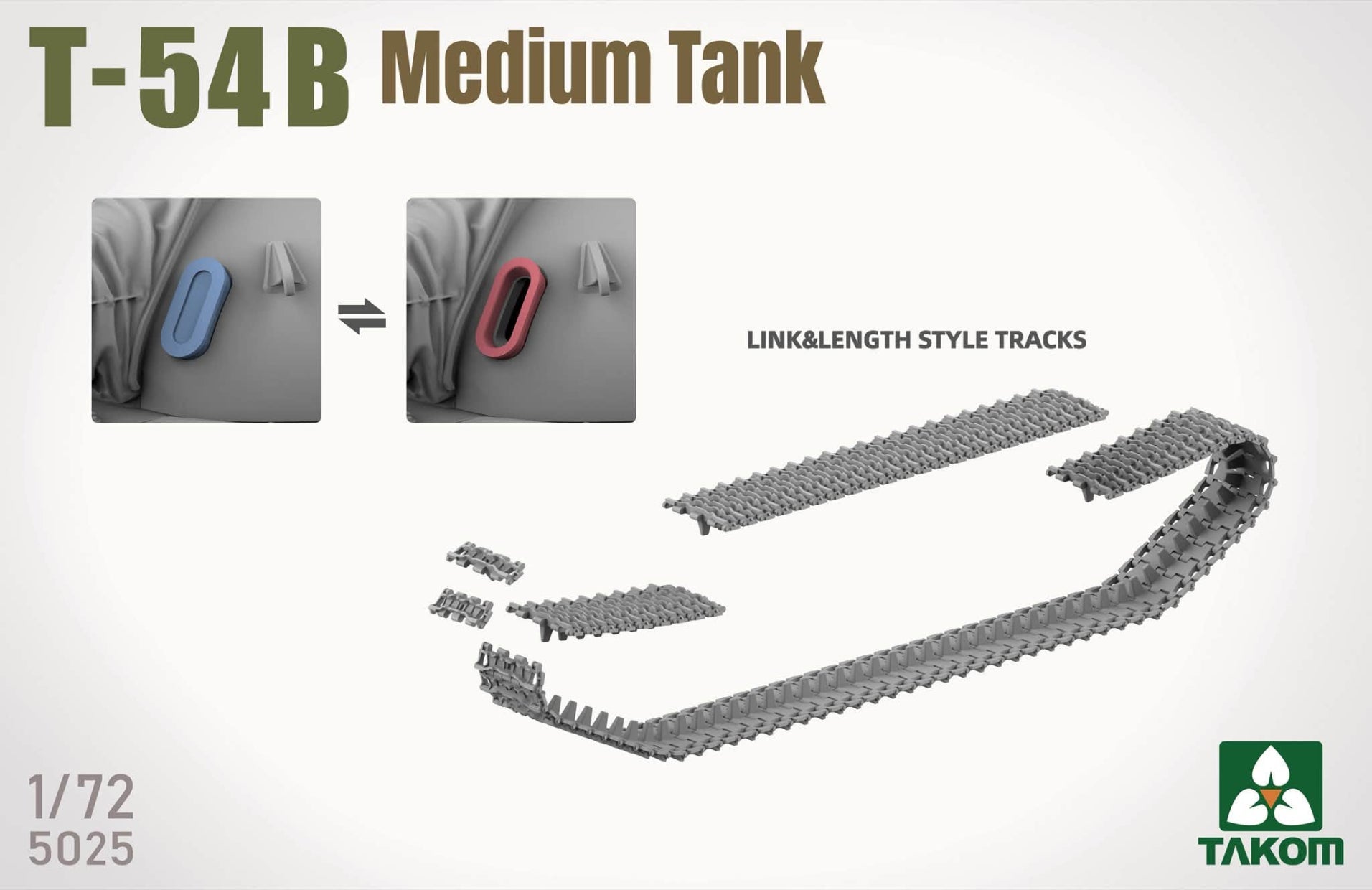 Takom 5025 T-54 B Medium Tank 1/72 – imagen 4