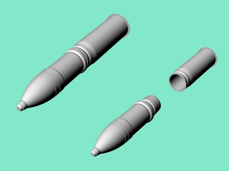 Eureka XXL AB-354 7,5 cm Ammo for Kw.K.37/Stu.K.37 1/35 – immagine 4
