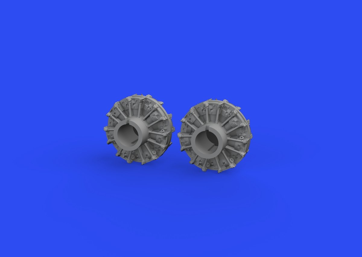 Eduard 672275 B-25J engines EDUARD/HASEGAWA 1/72 – imagen 2