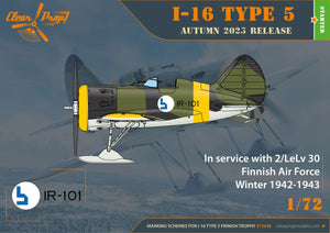 Clear Prop! CP72048 I-16 type 5 en service finlandais - Kit de démarrage 1/72 – image 4