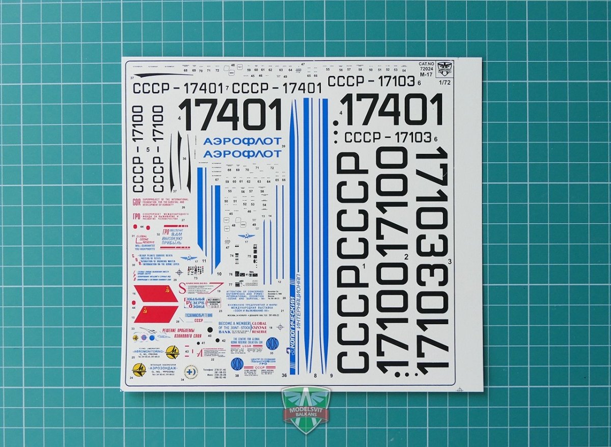 Modelsvit 72024 Myasishev M-17 &amp;quot;Stratosphera&amp;quot; 1/72 – zdjęcie 3