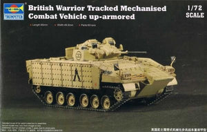 Trumpeter 07102 British Warrior Tracked Mechanised Combat Vehicle up-armored 1/72