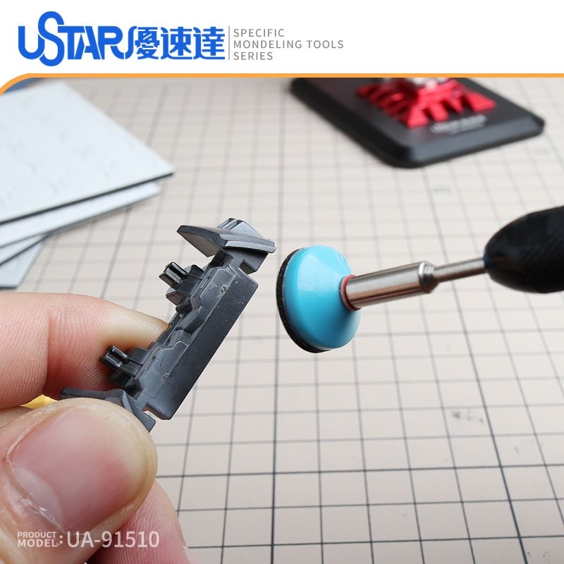 U-Star UA-91510 Round prc-cut sandpaper grinding head (Okrągła głowica szlifierska z papierem ściernym) – Bild 3