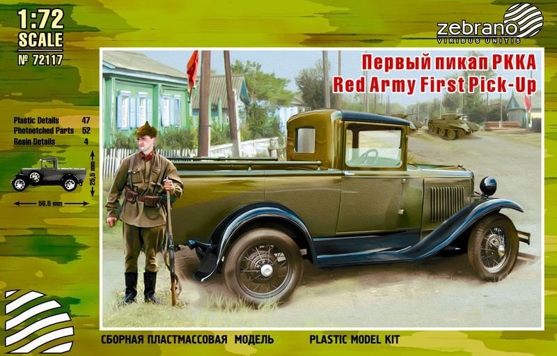 Maquette 72117 GAZ-4 Premier pick-up de l&amp;#39;Armée rouge, échelle 1/72