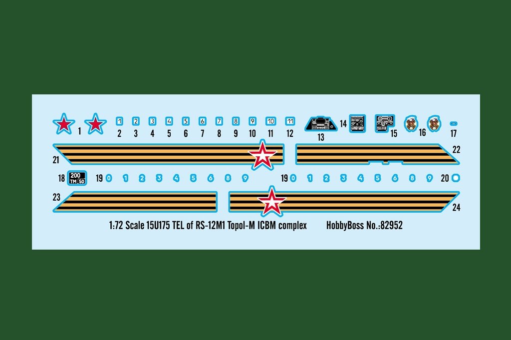 Hobby Boss 82952 15U175 TEL of RS-12M1 Topol-M ICBM complex 1/72 – Bild 5