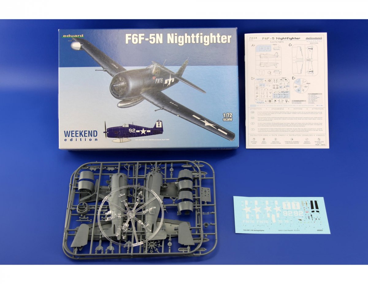 Eduard 7434 F6F-5N Nightfighter 1/72 – Bild 2