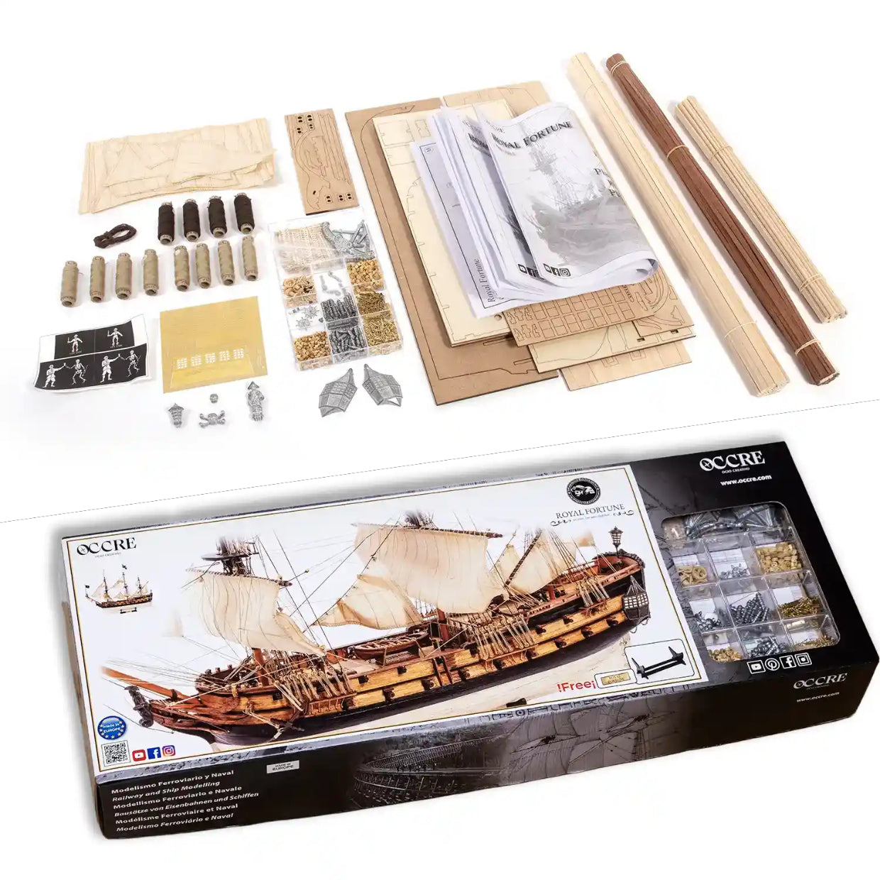 OcCre 12015 Pirate Ship Royal Fortune 1/65 – imagen 4