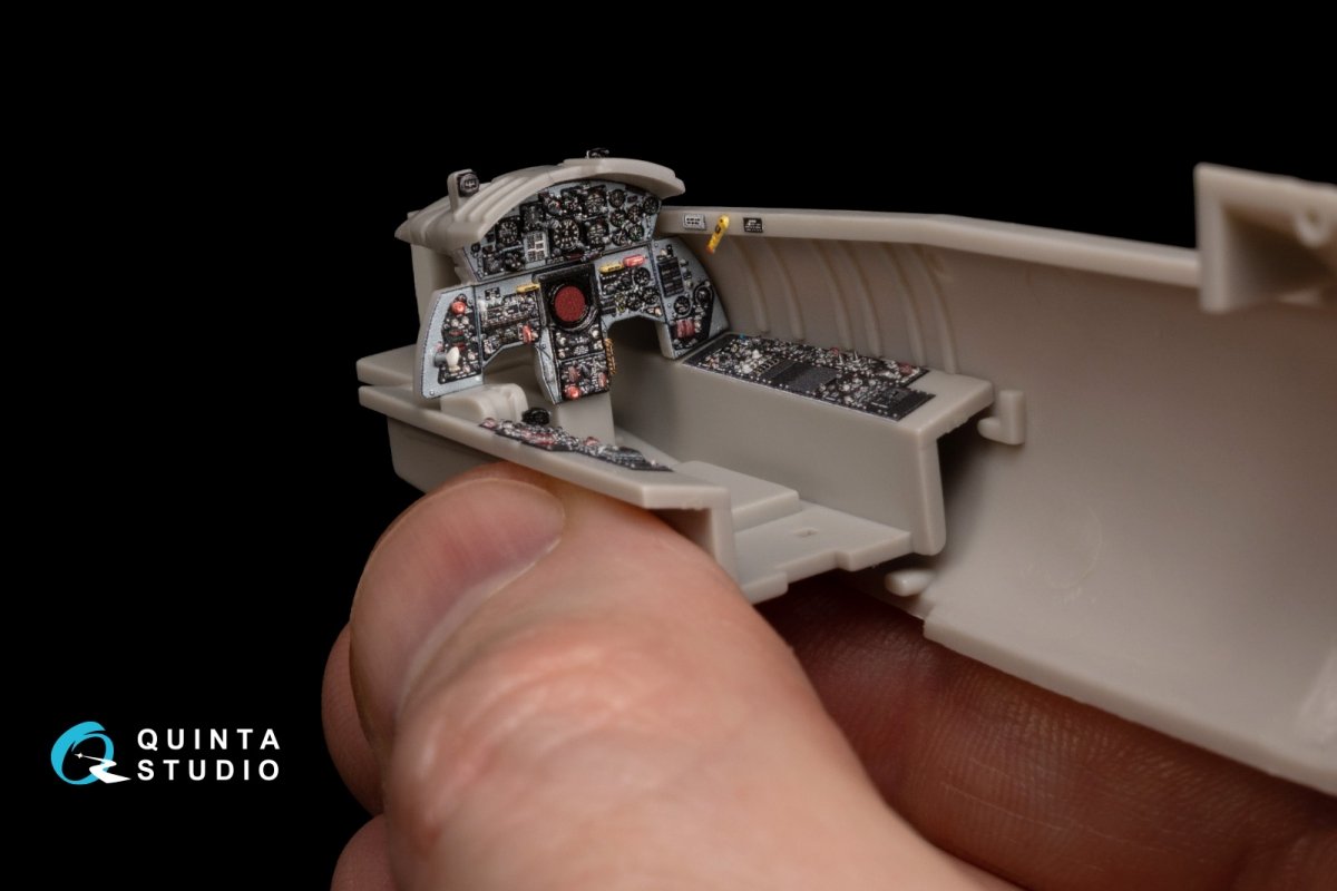 Quinta Studio QD48151 F-104S-ASA 3D-Printed &amp;amp; coloured Interior on decal paper (Hasegawa) 1/48 – imagen 4
