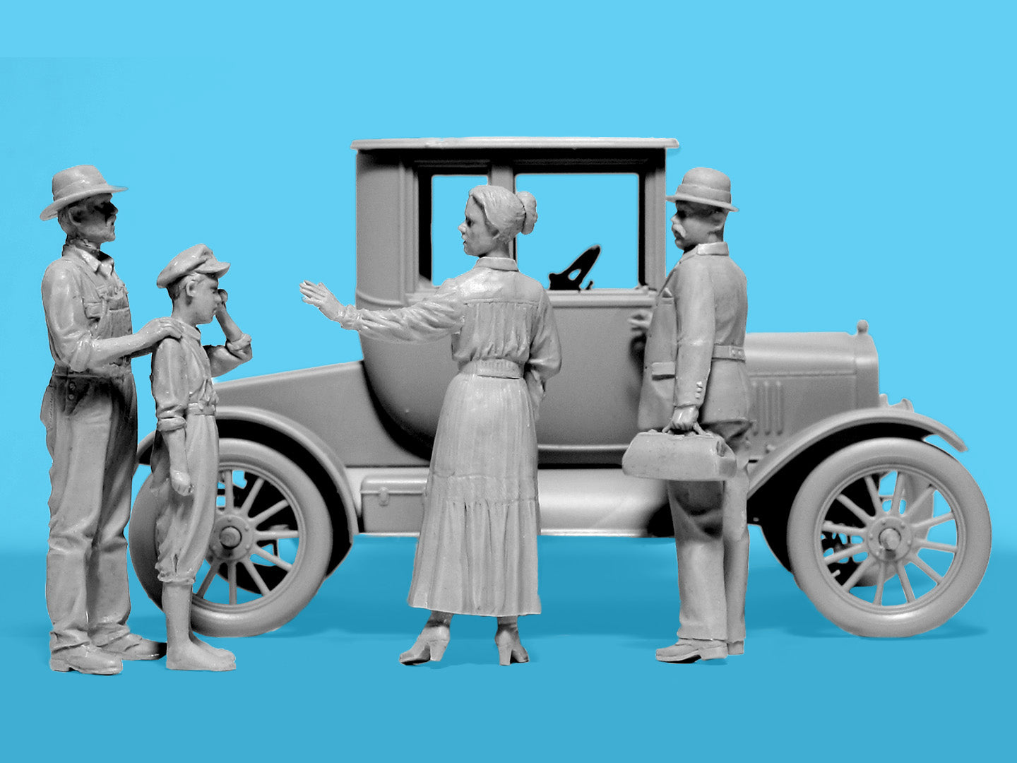 ICM 35829 Doctor on Call - Ford Model T and 4 Figures 1/35 – image 3
