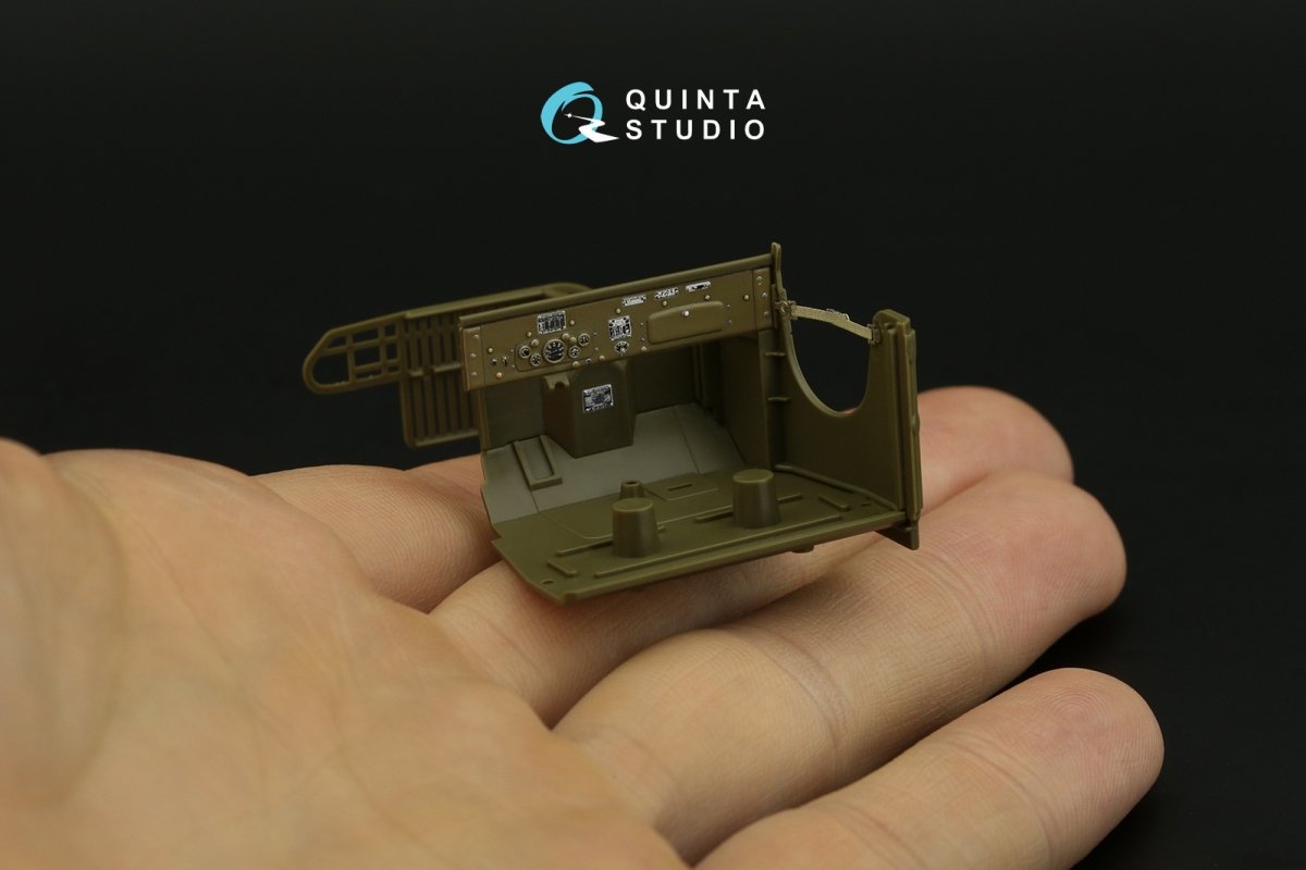 Quinta Studio QD48029 GMC CCKW 353 (open cab) 3D-Printed &amp;amp; coloured Interior on decal paper (Tamiya) 1/48 – imagen 8