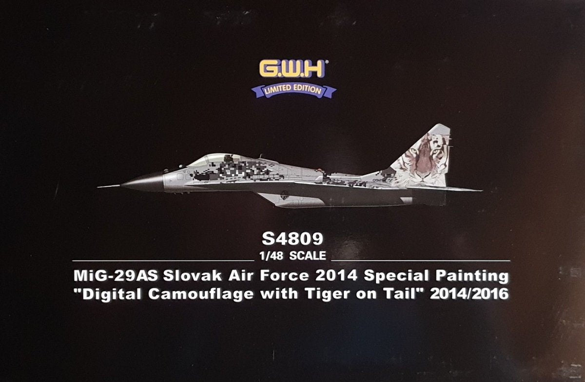 Maquette Great Wall Hobby S4809 MiG-29AS Force aérienne slovaque « Peinture spéciale 2014 » au 1/48