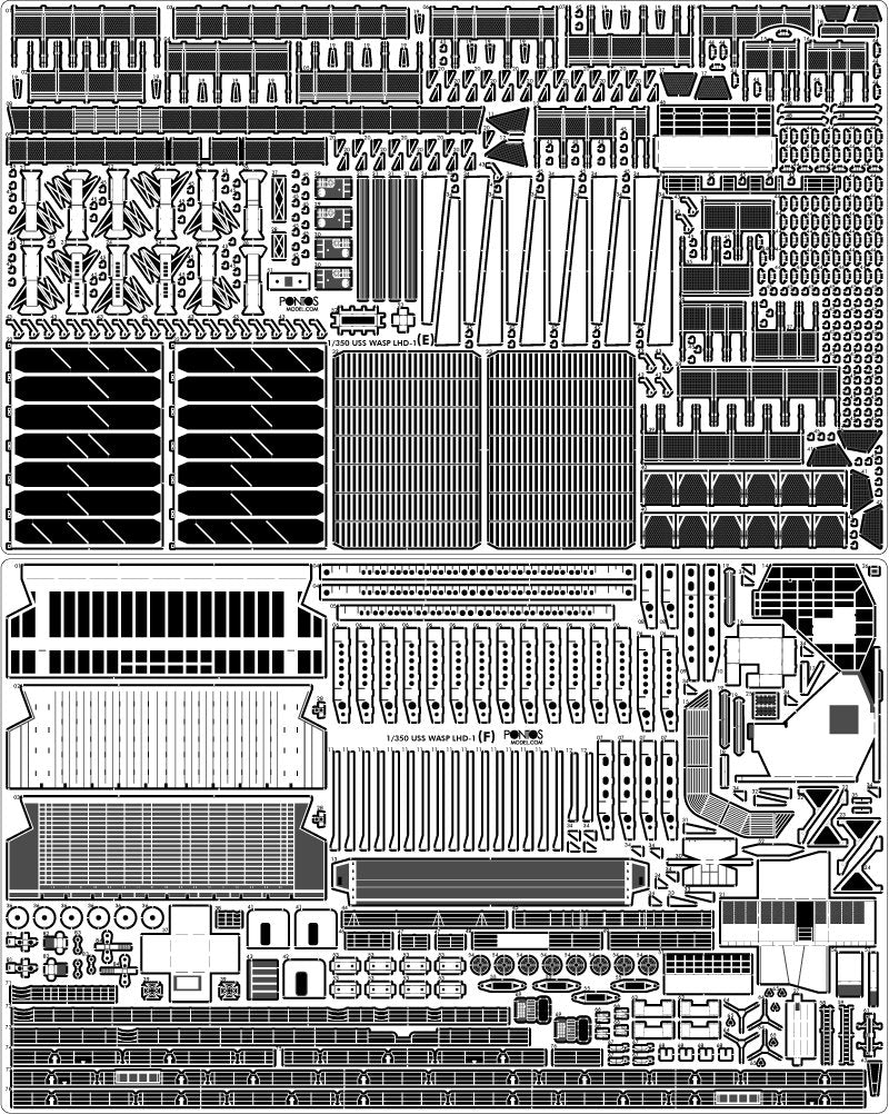 Pontos 37041F1 USS LHD-1 Wasp Detail Up Set 1/350 – image 18