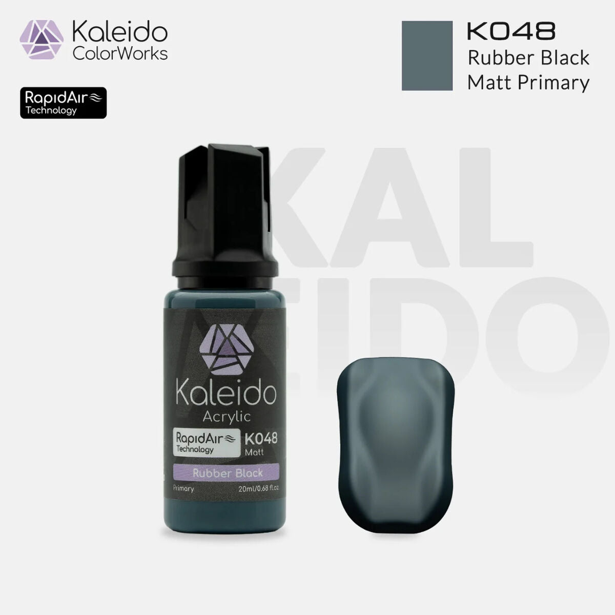 Kaleido K048 Rubber Black Matt