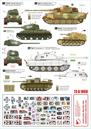 Star Decals 72-A1068 Hungary 45 # 1. 1/72 – zdjęcie 2