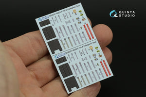 Quinta Studio QD48221 F-16B 3D-Printed &amp;amp; coloured Interior on decal paper (Hasegawa) 1/48 – Bild 7