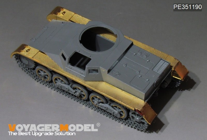 Ailes de char allemand Pz.Kpfw.I Ausf.B de la Seconde Guerre mondiale, modèle Voyager PE351190 (pour TAKOM 2145), échelle 1/35 – image 9