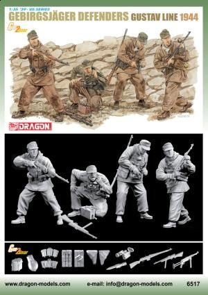 Dragon 6517 Gebirgsjager Defense Gustav Line 1944 1/35