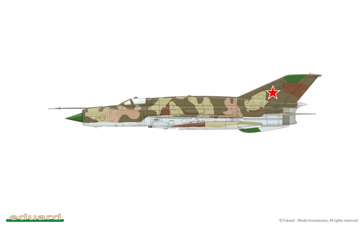 Eduard 84180 MiG-21SMT 1/48 – immagine 6