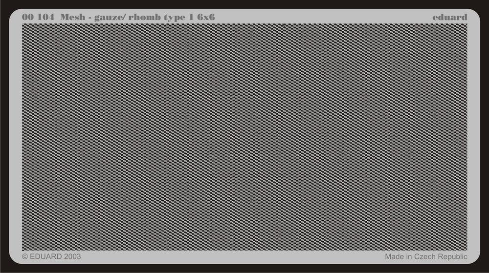 Eduard 00104 Maille - gaze/ type losange 1 6x6