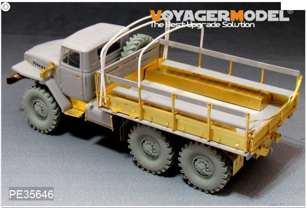 Voyager Model PE35646 Modern Russian URAL-4320 (For TRUMPETER 01012) 1/35 – Bild 3