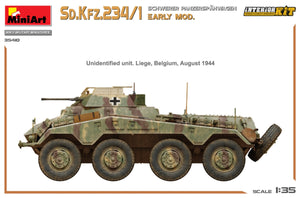 MiniArt 35410 Sd.Kfz.234/1 Schwerer Panzerspahwagen. EARLY MOD. INTERIOR KIT 1/35 – imagen 13