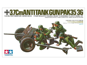 Tamiya 35035 German 37mm Anti-Tank Gun Pak 35/36 1/35 – immagine 2