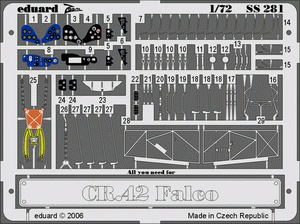 Eduard SS281 CR 42 Falco 1/72 ITALERI