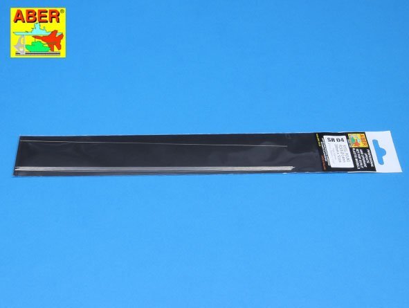 Aber SR04 Steel round rods fi 0,4mm length 250mm x12 pcs. – Bild 3