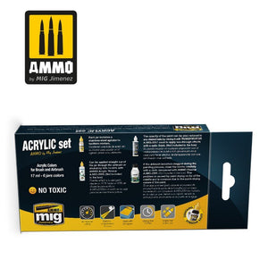 AMMO of Mig Jimenez 7253 AH64 Apache Set 6x17ml – imagen 2