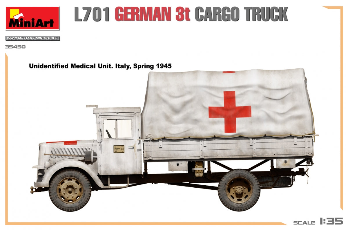 Miniart 35450 L701 GERMAN 3T CARGO TRUCK 1/35 – image 14