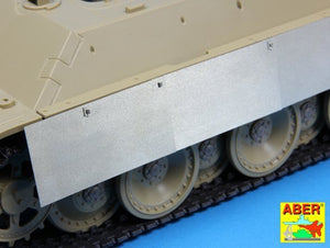 Aber 25011 Side skirts for Panther G/Jagdpanther 1/25 – zdjęcie 4