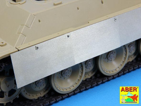 Aber 25011 Side skirts for Panther G/Jagdpanther 1/25 – zdjęcie 4