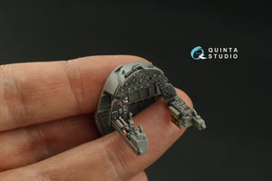 Quinta Studio QD48367 F4U-1A 3D-Printed &amp;amp; coloured Interior on decal paper (Magic Factory) 1/48 – immagine 7
