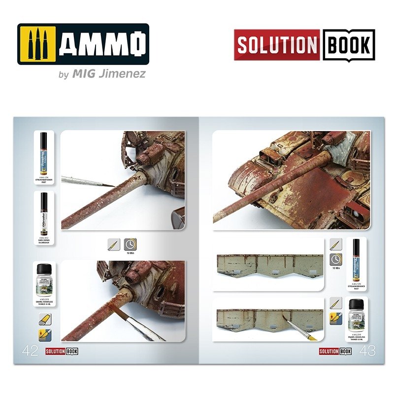 AMMO of Mig Jimenez 7719 SOLUTION BOX - Realistic Rust – immagine 8