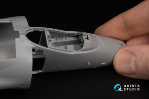 Intérieur imprimé en 3D et coloré sur papier décalcomanie Quinta Studio QDS-48344 Sea Harrier FA.2 (Kinetic) (Petite version) 1/48  – image 7