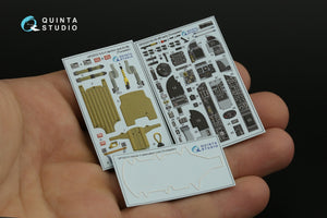 Quinta Studio QD32193 AV-8B Harrier II early 3D-Printed &amp;amp; coloured Interior on decal paper (Trumpeter) 1/32 – immagine 4