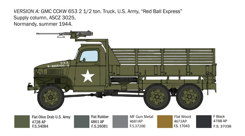 Italeri 6271 GMC 2 1/2 Ton. 6x6 Truck &amp;quot;D-Day 80° Anniversary&amp;quot; 1/35 – image 4