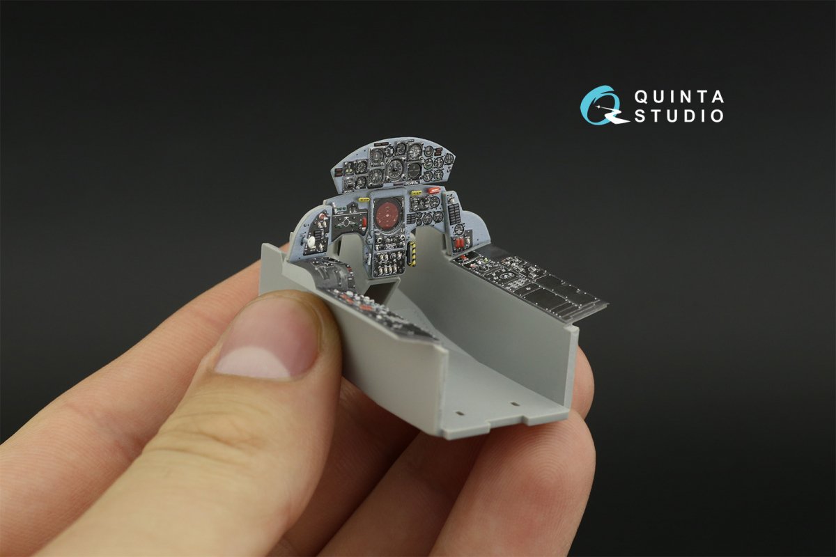 Quinta Studio QD32130 TF-104G 3D-Printed &amp;amp; coloured Interior on decal paper (Italeri) 1/32 – Bild 12