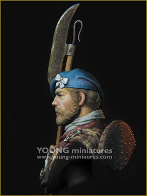 Young Miniatures YH1865 Scottish Highlander 1/10 – immagine 3
