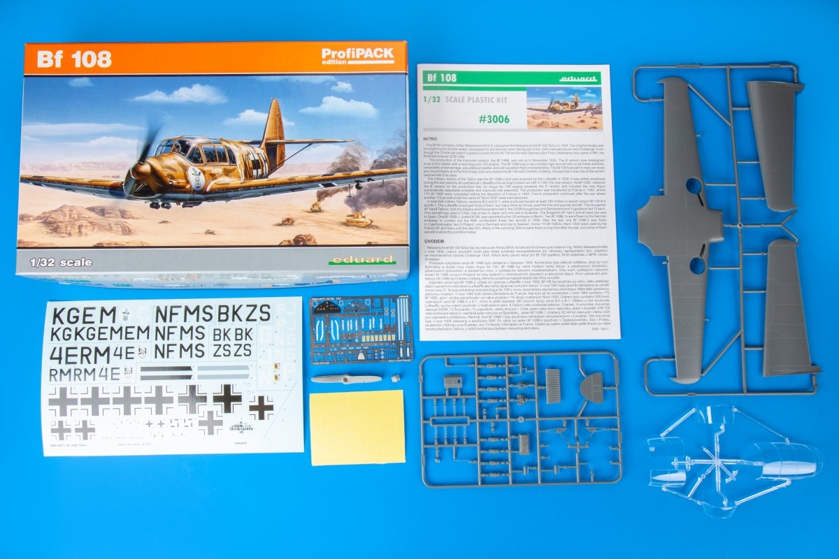 Eduard 3006 Bf 108 1/32 – imagen 2