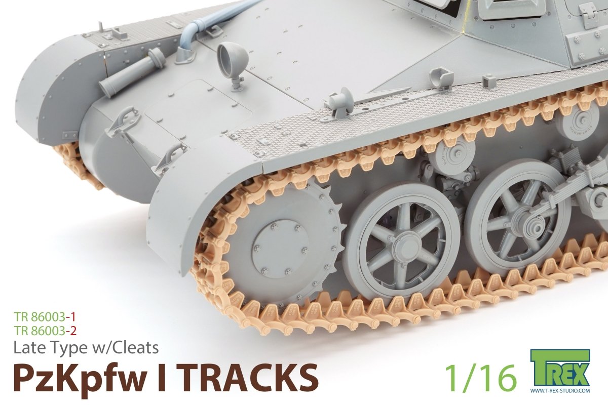 T-Rex Studio TR86003-2 PzKpfw I Chenilles Type tardif avec taquets pour Ausf.B 1/16 – image 2