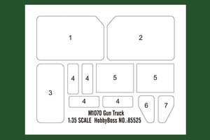 Hobby Boss 85525 M1070 Gun Truck 1/35 – Bild 18
